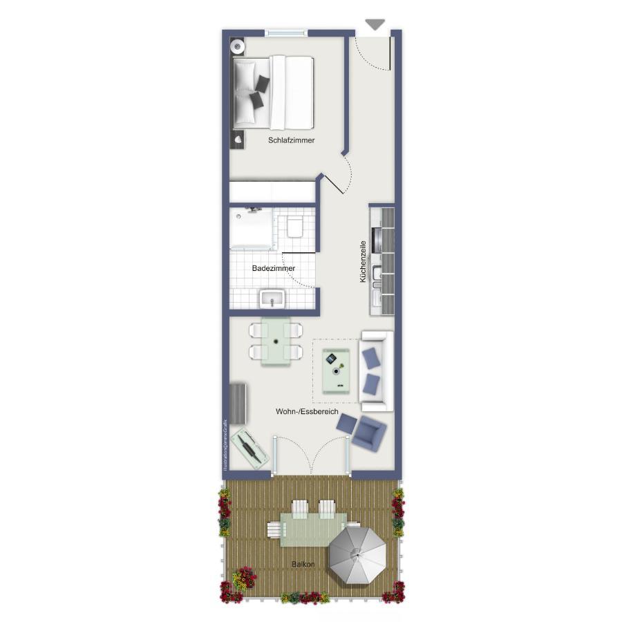 Meeresblick Wohnung 220 Kühlungsborn Dış mekan fotoğraf